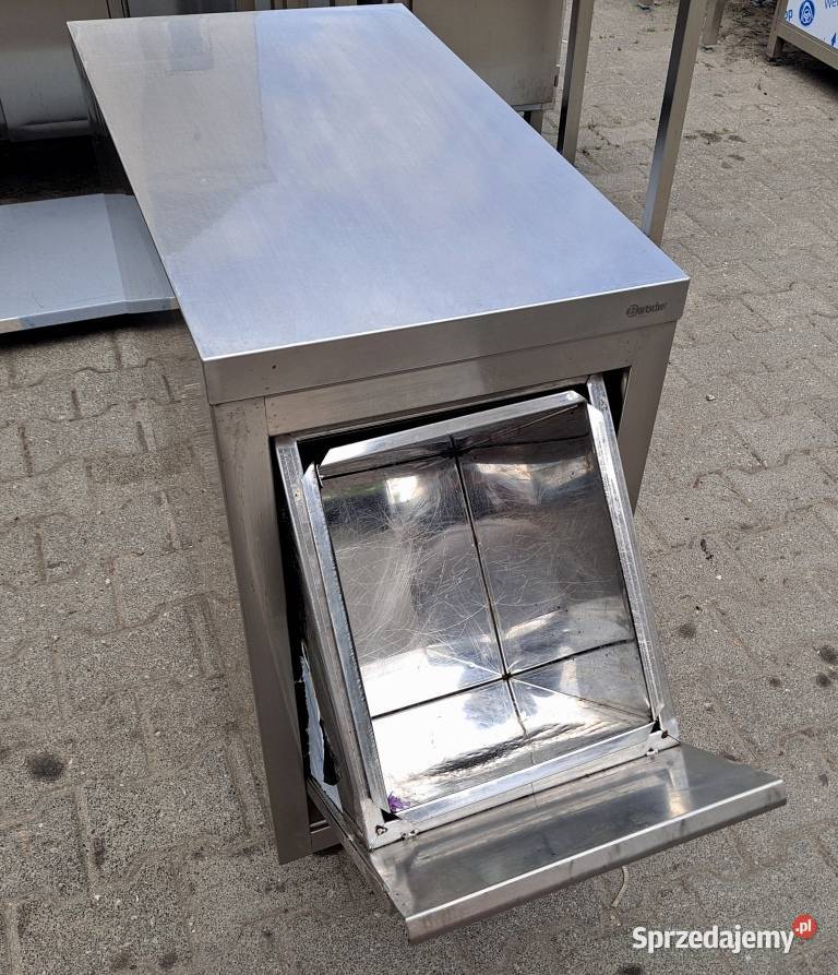 STÓŁ GASTRO ZE ŚMIETNIKIEM 407085 M1699N Nowe Skalmierzyce