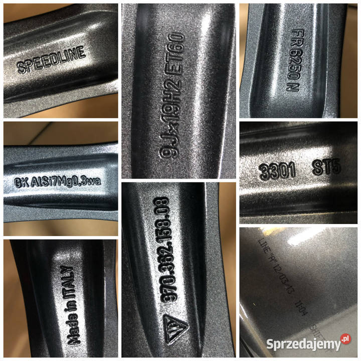 Felga PORSCHE PANAMERA 97036215808 9Jx19 ET60 wielkopolskie Gostyń