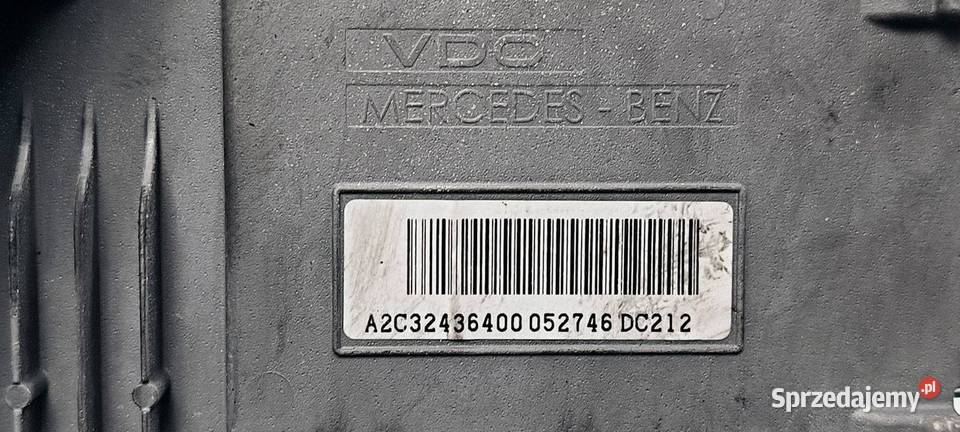 WYŚWIETLACZ PANEL MERCDESBENZ W212 E350 Lipno