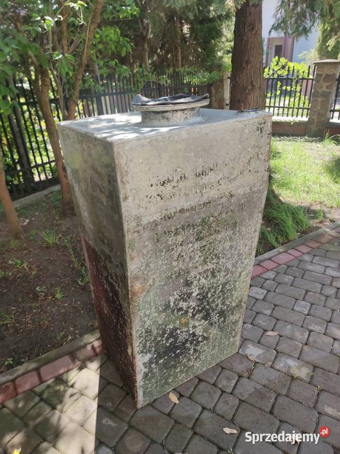 Zbiornik aluminiowy na paliwo deszczówkę Straszyn