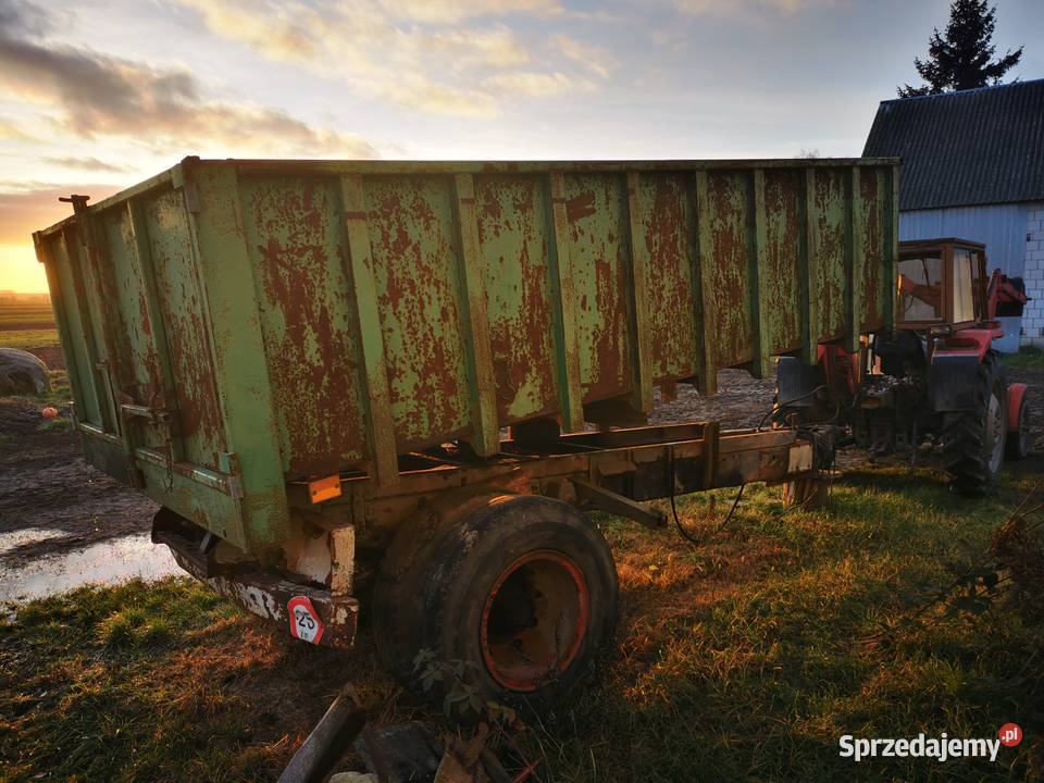 Przyczepa wywrotka 10 Ton dwa siłowniki wywrotki Walinna sprzedam