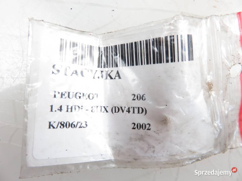 STACYJKA PEUGEOT 206 9641551180 osobowe