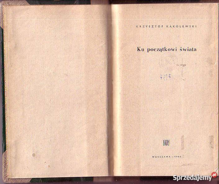 9816 KU POCZĄTKOWI ŚWIATA KR5ZYSZTOF KĄKOLEWSKI małopolskie Czyrna