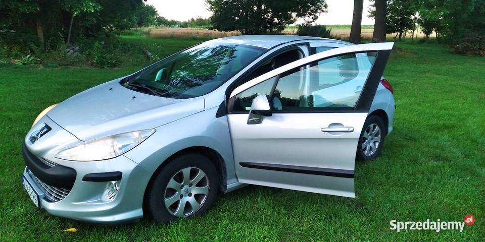 Peugeot 308 welurowa tapicerka lubelskie Niedrzwica Duża