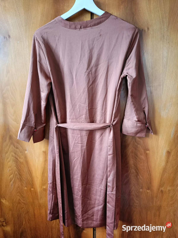 Tunikasukienka kimono ruda wiązana w pasie r S sprzedam