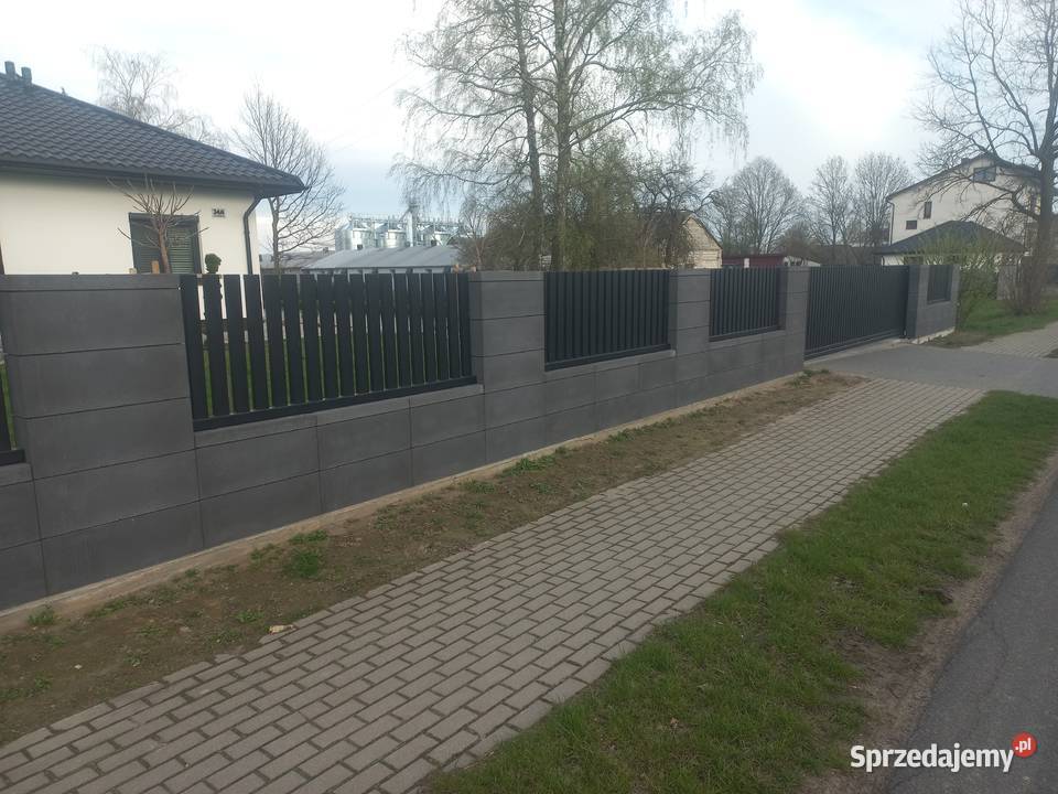Ogrodzenie bramy przesuwne drzwi garażowe schody Międzyrzec Podlaski