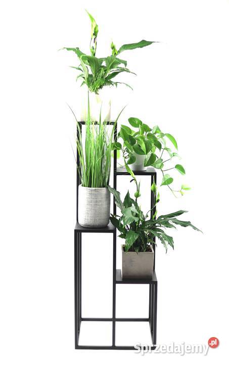 Kwietnik Metalowy Stojak na cztery kwiaty 112 Sobienie-Jeziory