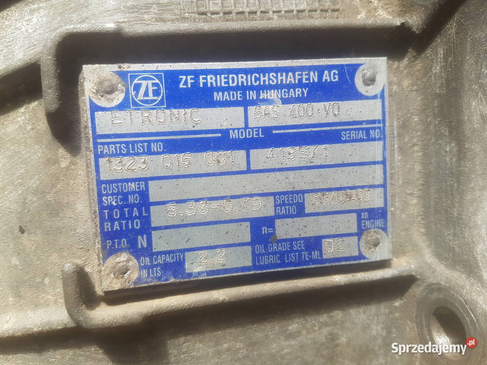 Iveco Daily 4 0611 skrzynia biegów automat Układ napędowy sprzedam