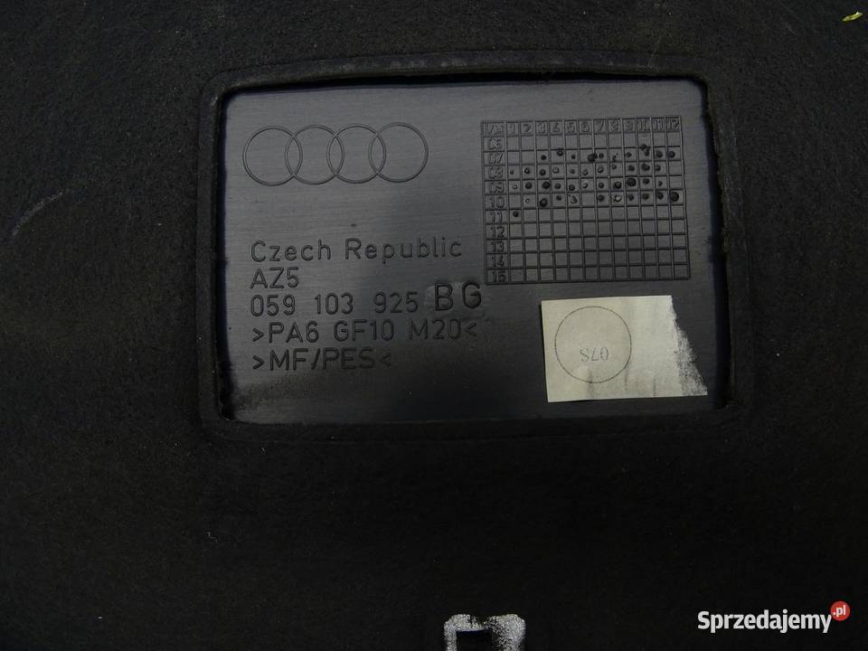 OSŁONA SILNIKA GÓRNA 059103925BG AUDI A5 8T 27 Motoryzacja