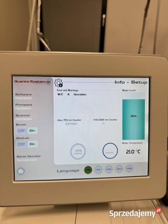 Sprzeda laser do usuwania owłosienia Thunder HR Warszawa