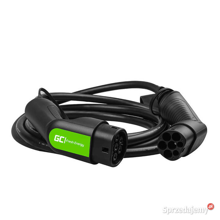 Kabel GC Type 2 72kW 32A 5m do ładowania EV PHEV Gaszowice
