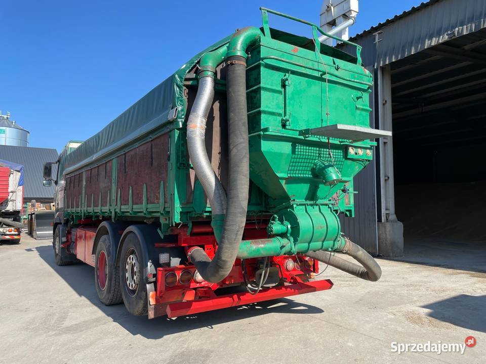 Volvo FH12 z pompą do zboża wywrotka Scania Łowicz