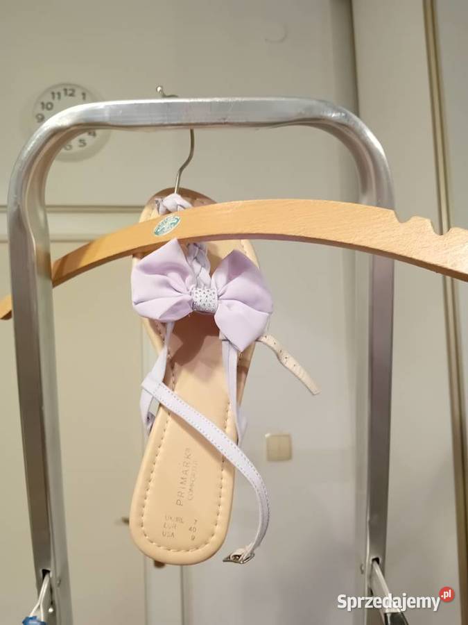 sandałki damskie z kokardkami lekkie Warszawa