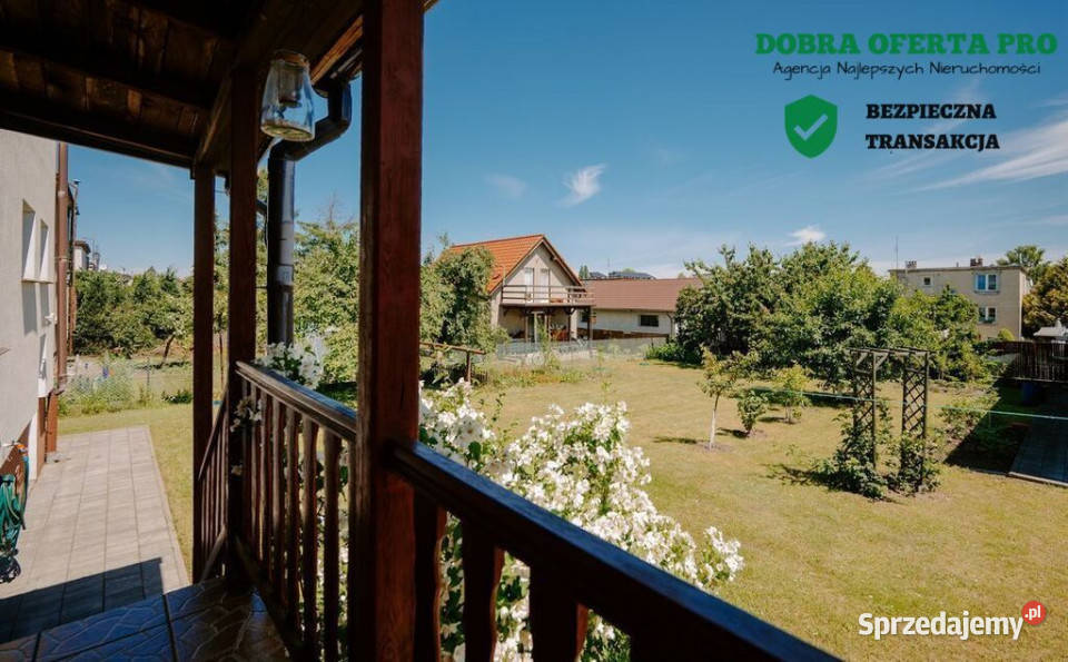 Dom 2rodzinny 800 m działki Radunią Pruszcz Gdański sprzedam