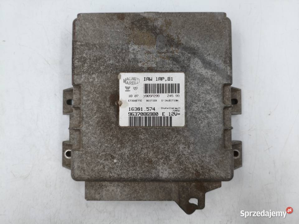 Sterownik Silnika Peugeot 206 14 8v 9637086980