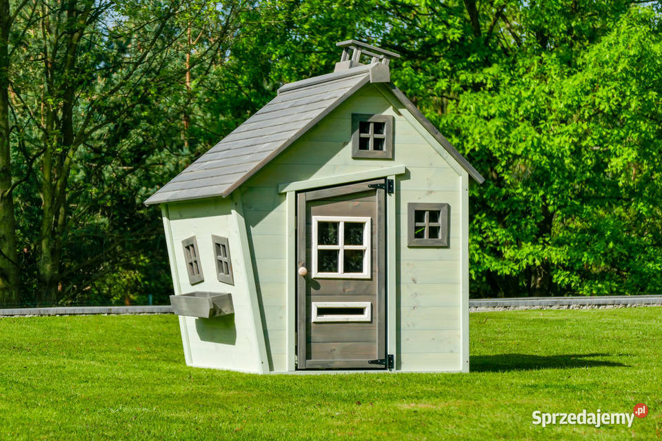 Drewniany domek ogrodowy skośny małopolskie