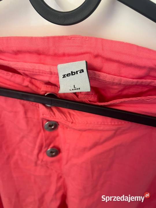 Różowe spodnie Zebra L różowy Spodnie Gdańsk sprzedam