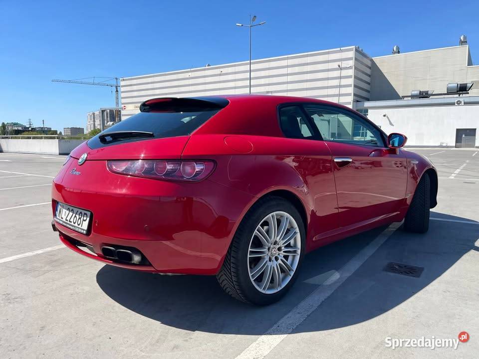Alfa Romeo Brera czerwona 32 V6 JTS 260 napęd Warszawa