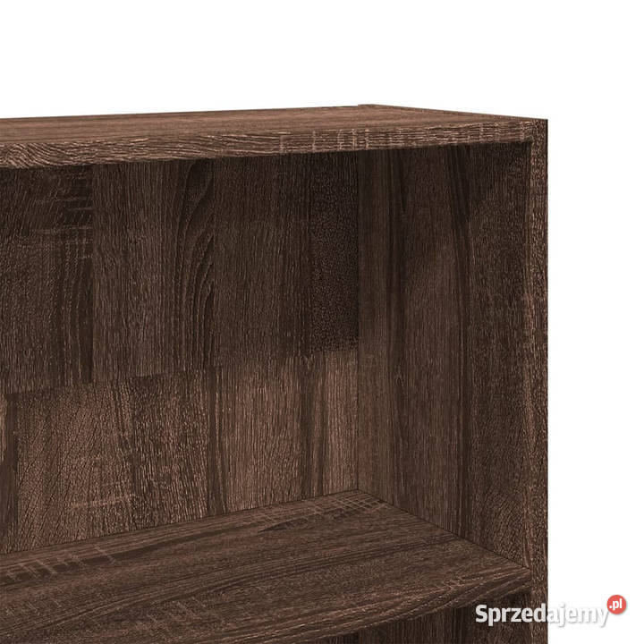 Regał brązowy dąb 80x24x176 materiał Warszawa sprzedam
