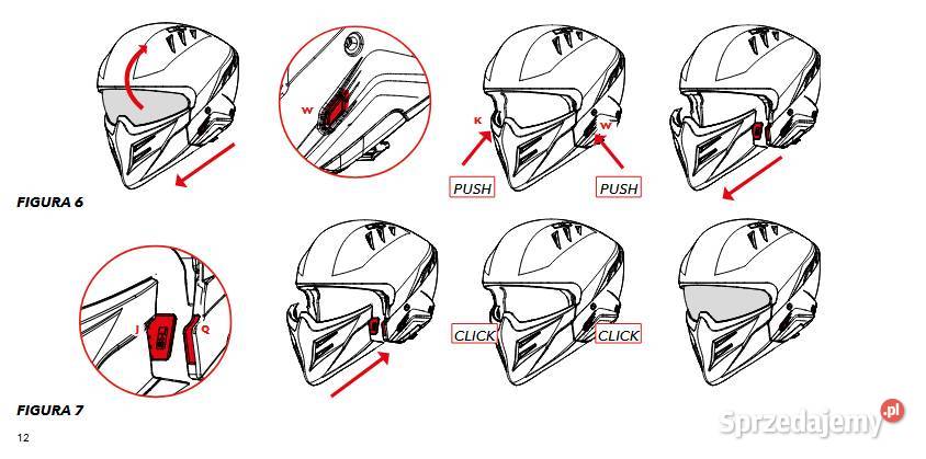 KASK MODUŁOWY ARMOR WYPINANA SZCZĘKA XSSMLXL