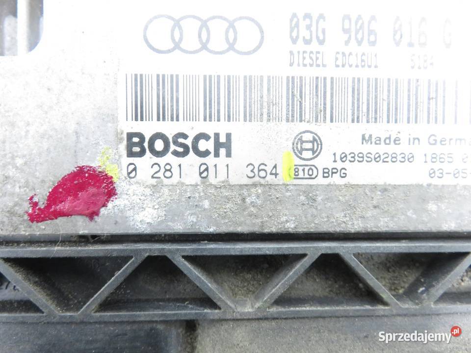 STEROWNIK AUDI A3 8P1 20 TDI PD 16V 140 małopolskie