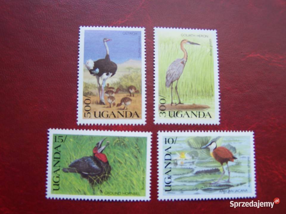 Uganda 1990 MNH Fauna Ptaki śląskie Tychy
