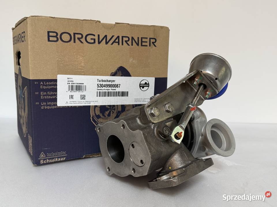 Turbosprężarka BorgWarner KKK Oryginal Reman Siedlce