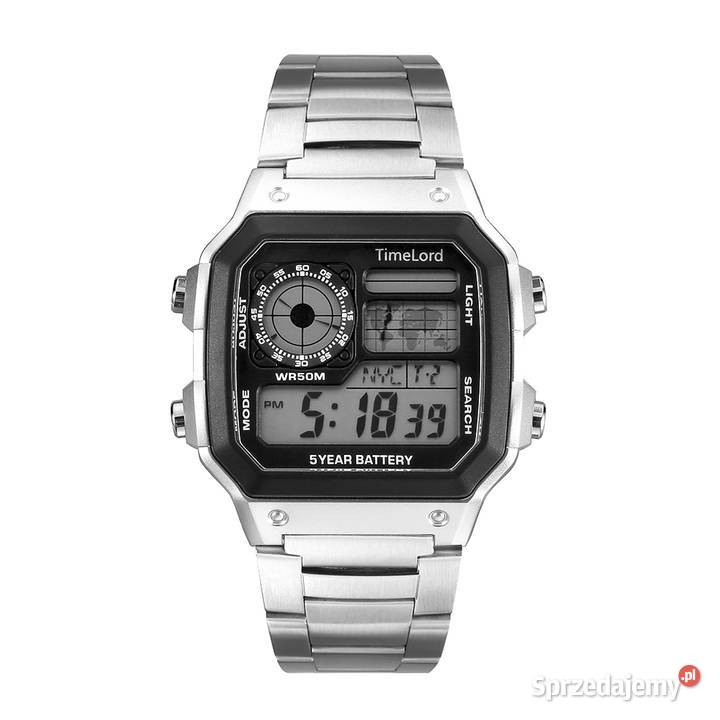 Zegarek elektroniczny na bransolecie CASIO MAPKA mazowieckie Warszawa