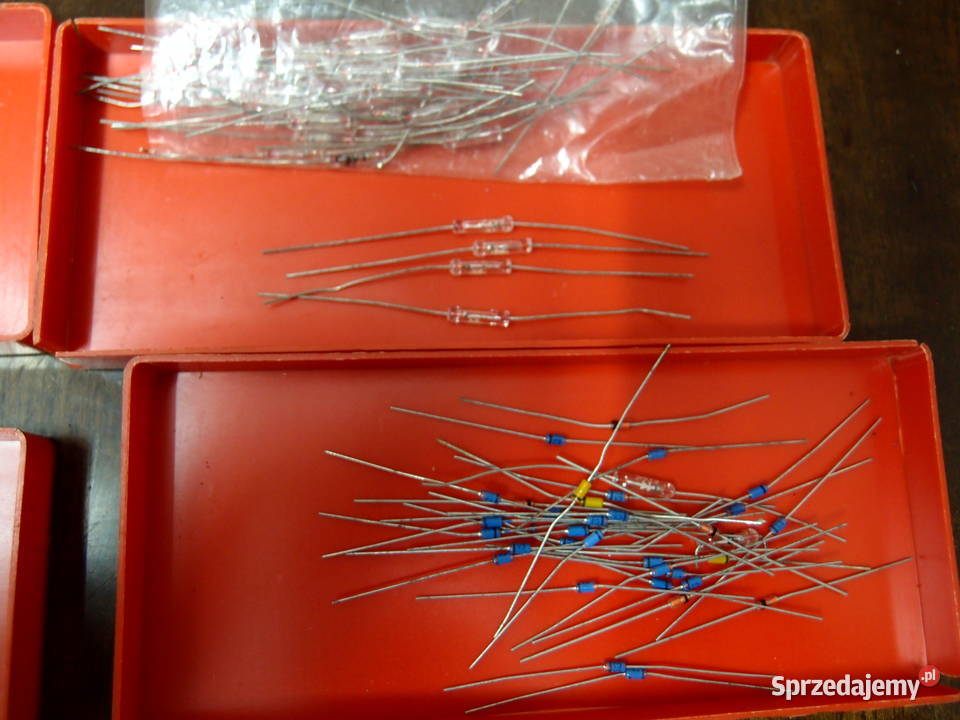 Diody mocy rezystory potencjometry tranzystory Łódź sprzedam