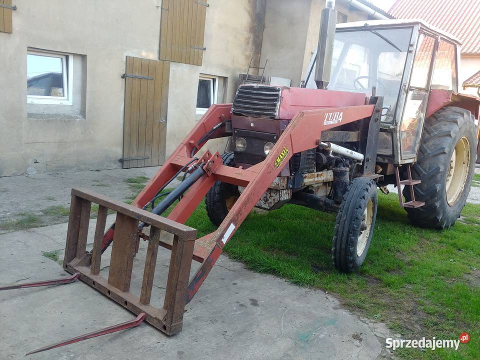 Tur Ursus Zetor 912 C385 Dwusekcyjny Ładowacz nieuszkodzony Śmigiel