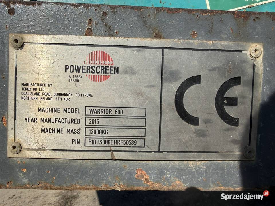 Przesiewacz Powerscreen Warrior 600