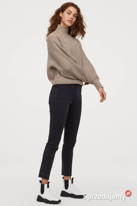 Spodnie jeansy HM 36 czarne dżinsy 3XL skinny Szczecin sprzedam
