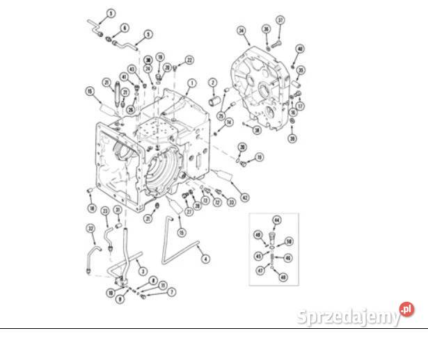 Dyferencjał 9X55 CNH 1995495C2 CASE MAXXUM 5120