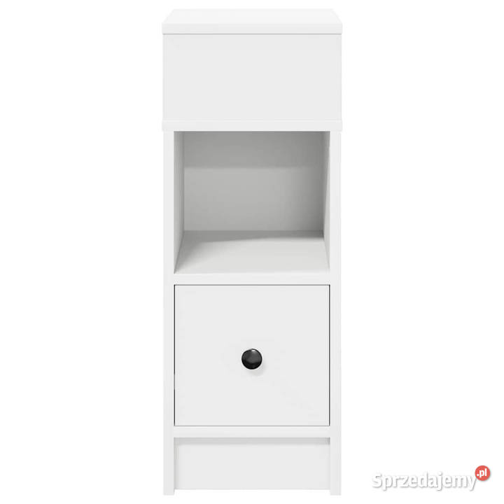 Szafki nocne z szufladą 2 białe 25x31x66 Nocne Warszawa sprzedam
