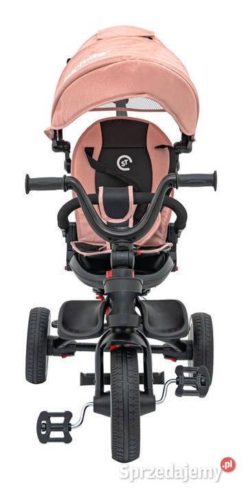Rowerek Trzykołowy RIDER różowy koła EVA z Rowerki Warszawa