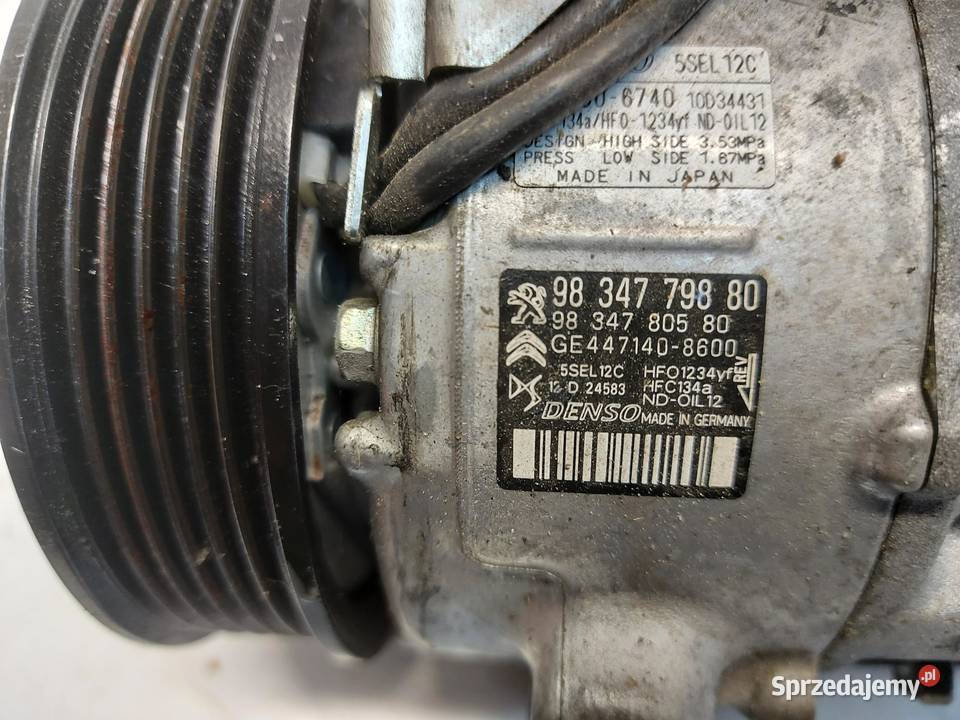 PEUGEOT 2008 II 12TB Kompresor sprężarka
