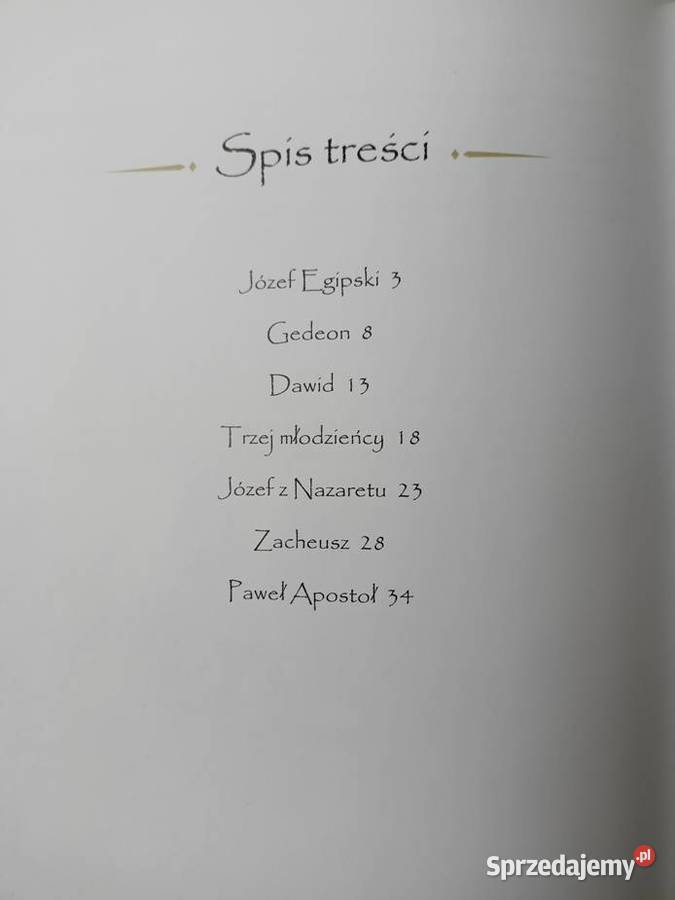 Historie z Biblii Bohaterowie chłopców Anna Przemyśl