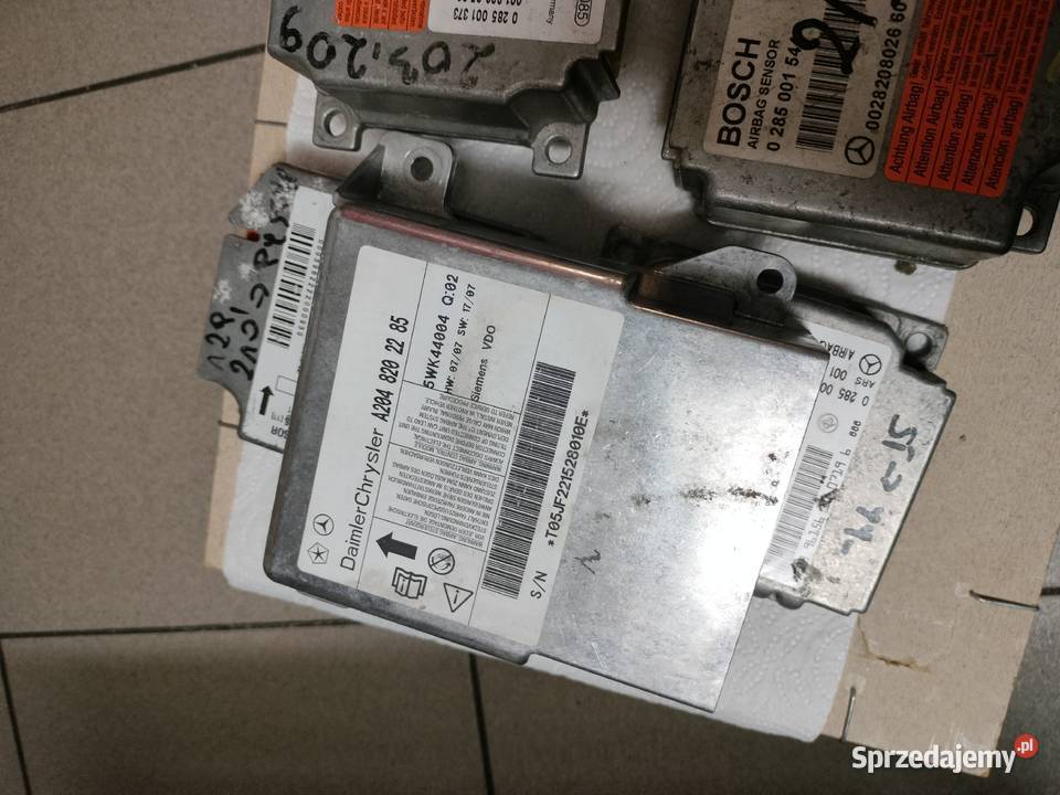 Sterownik sensor poduszek airbag Mercedes wielkopolskie Turek sprzedam