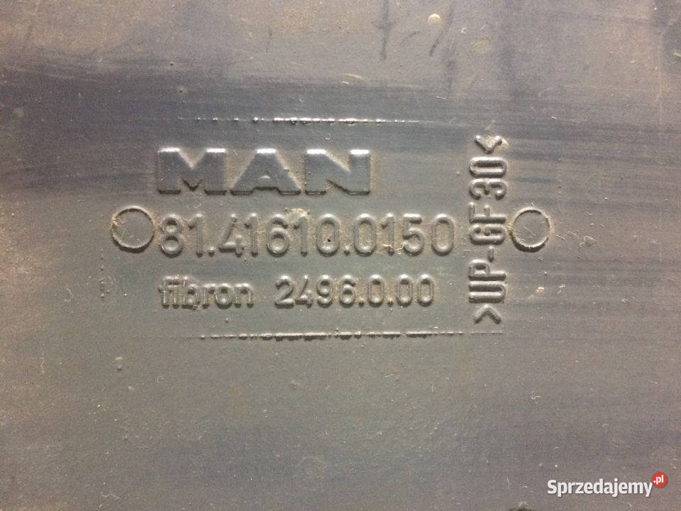 Klapka Zderzak MAN F2000 Komplet 81416100191 Maszewo