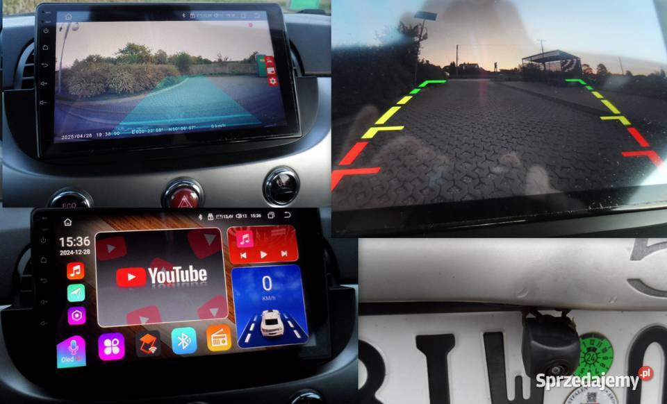 Fiat 500 Kamera tyl i przódPoł SkóryKima manualna Bochnia