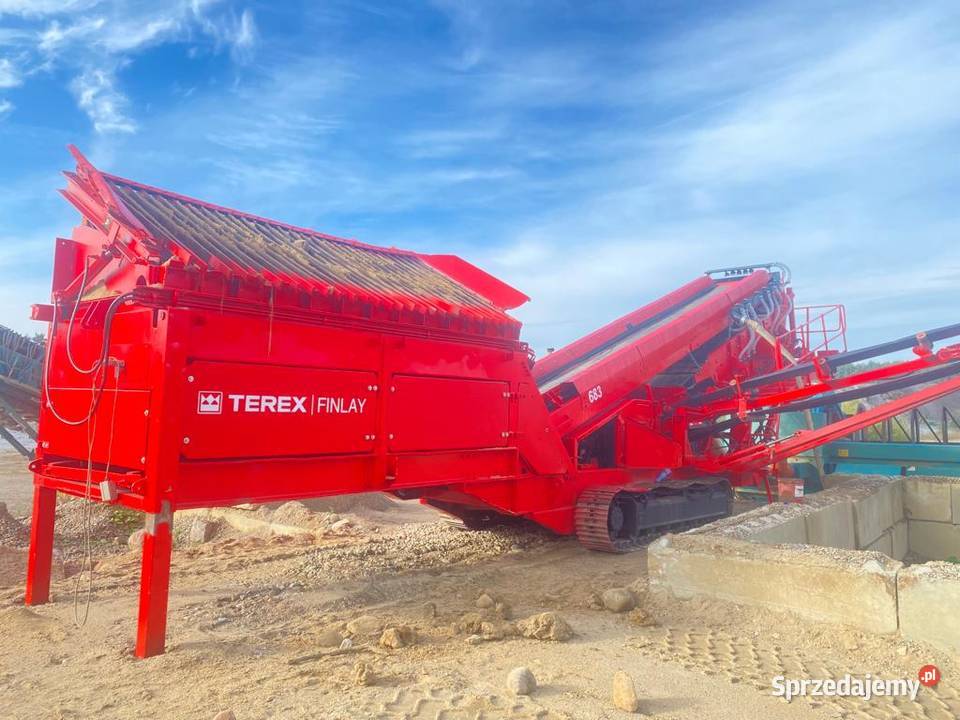 Mobilny przesiewacz Terex Finlay 683 na mokro Kołodziejewo