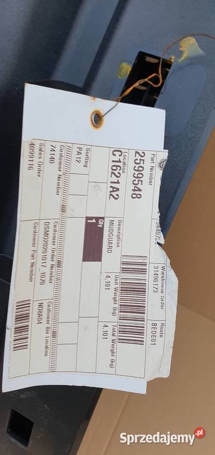 SCANIA R S BŁOTNIK PODKABINOWY PRAWY TYŁ lubuskie Bieleń