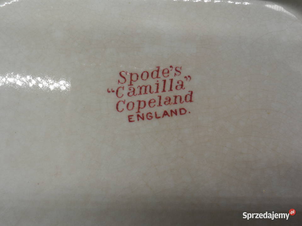 Kwadratowa Miska Spode Pink Camilla Angielska Raszków sprzedam
