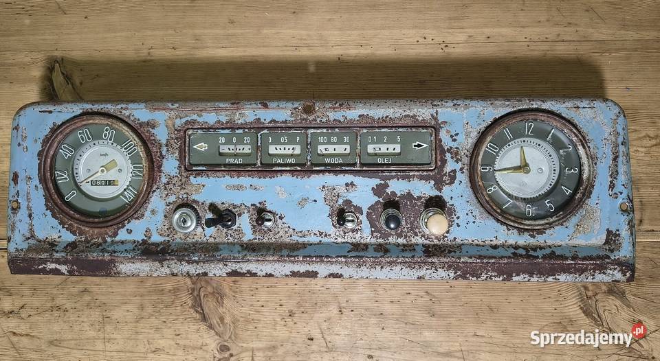 Żuk smutek deska rozdzielcza Żuk A03 A13 1967 Deski rozdzielcze, konsole Lublin