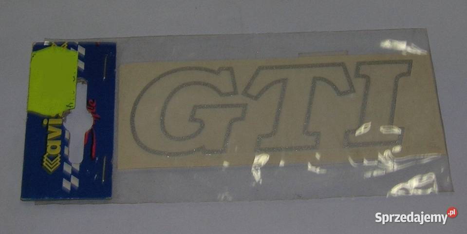 Emblemat Logo Znaczek Naklejka GTI osobowe Szczecin sprzedam