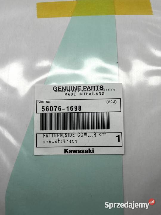 4621 KAWASAKI Ninja 650 Naklejka Nalepka Okleina Łobżenica