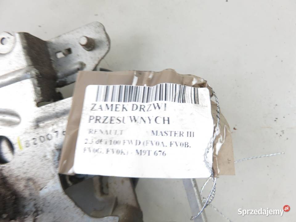 ZAMEK DRZWI PRZESUWNYCH RENAULT MASTER III