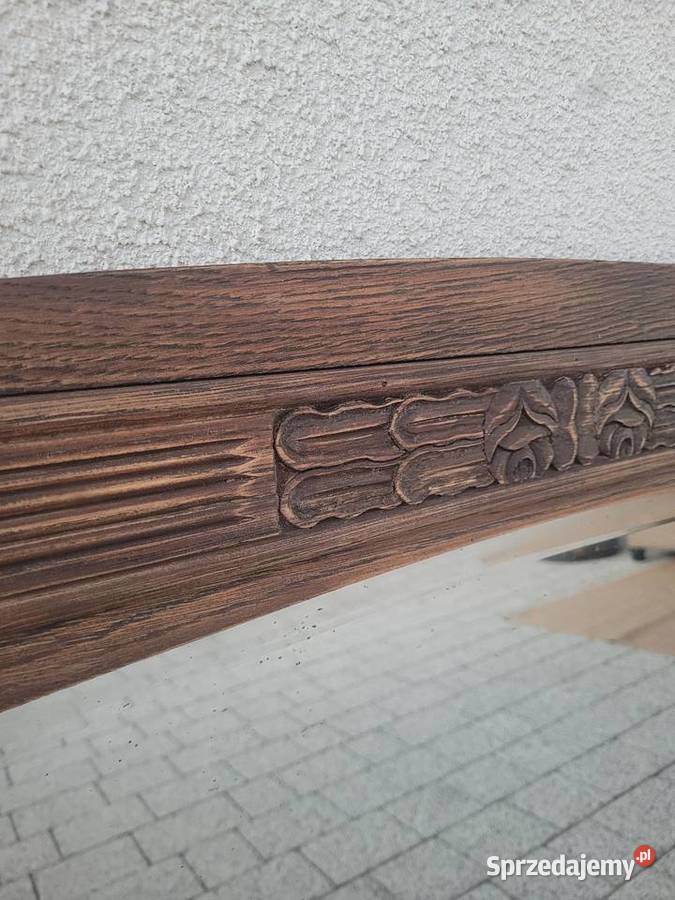 Lustro vintage dębowa rama kujawsko-pomorskie Osielsko