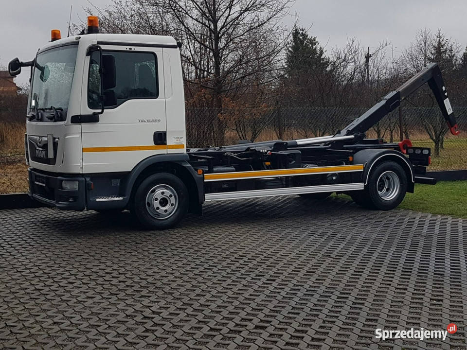 MAN TGL 12220 HAKOWIEC 4X2 KLIMA DO KONTENERÓW Samochody ciężarowe Poręba