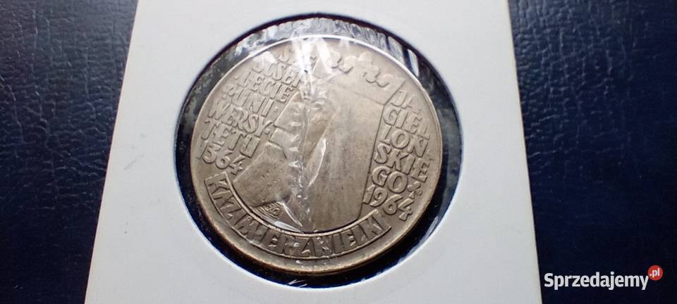 Stare monety 10 złotych 1964 PRL Polska skrętka Lesko